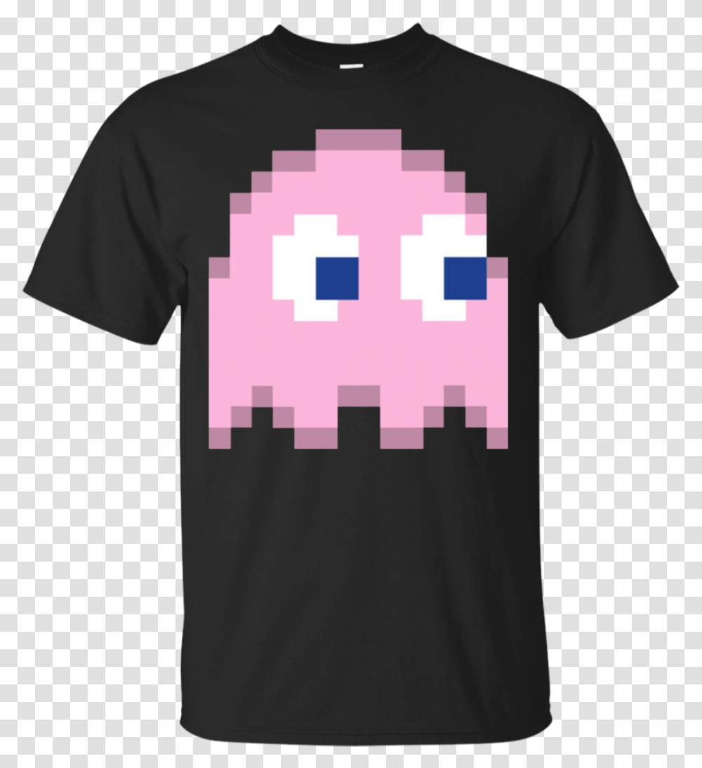 Pinky Ghost Face Shirt Funniest T Shirts Funny Music Teacher Shirts, Clothing, Apparel, T-Shirt, Pac Man Transparent Png