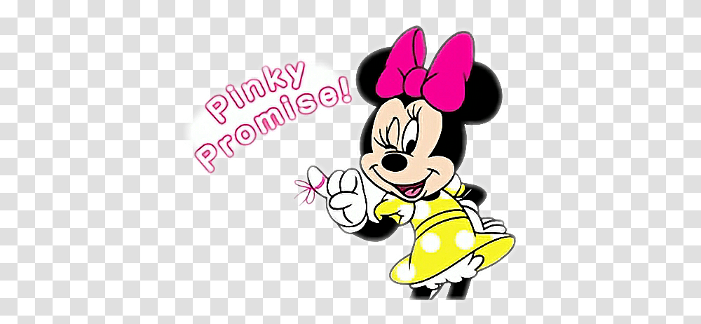 Pinkypromise Minniemouse Minnie Minniedisney Cute Promi, Apparel Transparent Png