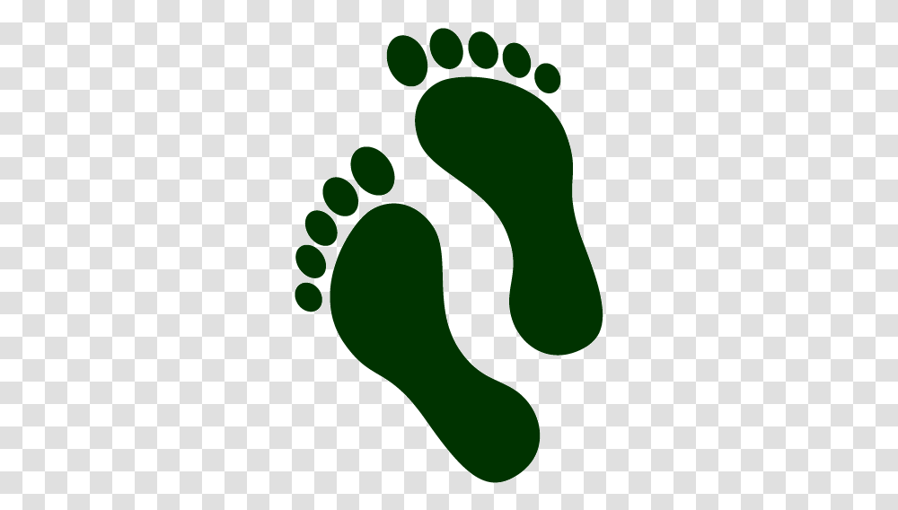 Pinnacle Footsteps Reflexology Foot Steps Green, Footprint Transparent Png