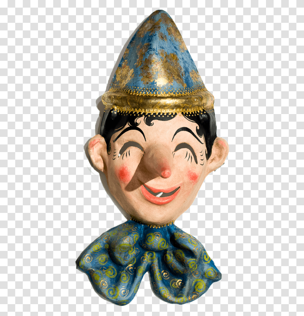 Pinocchio Clown, Performer, Person, Human, Helmet Transparent Png