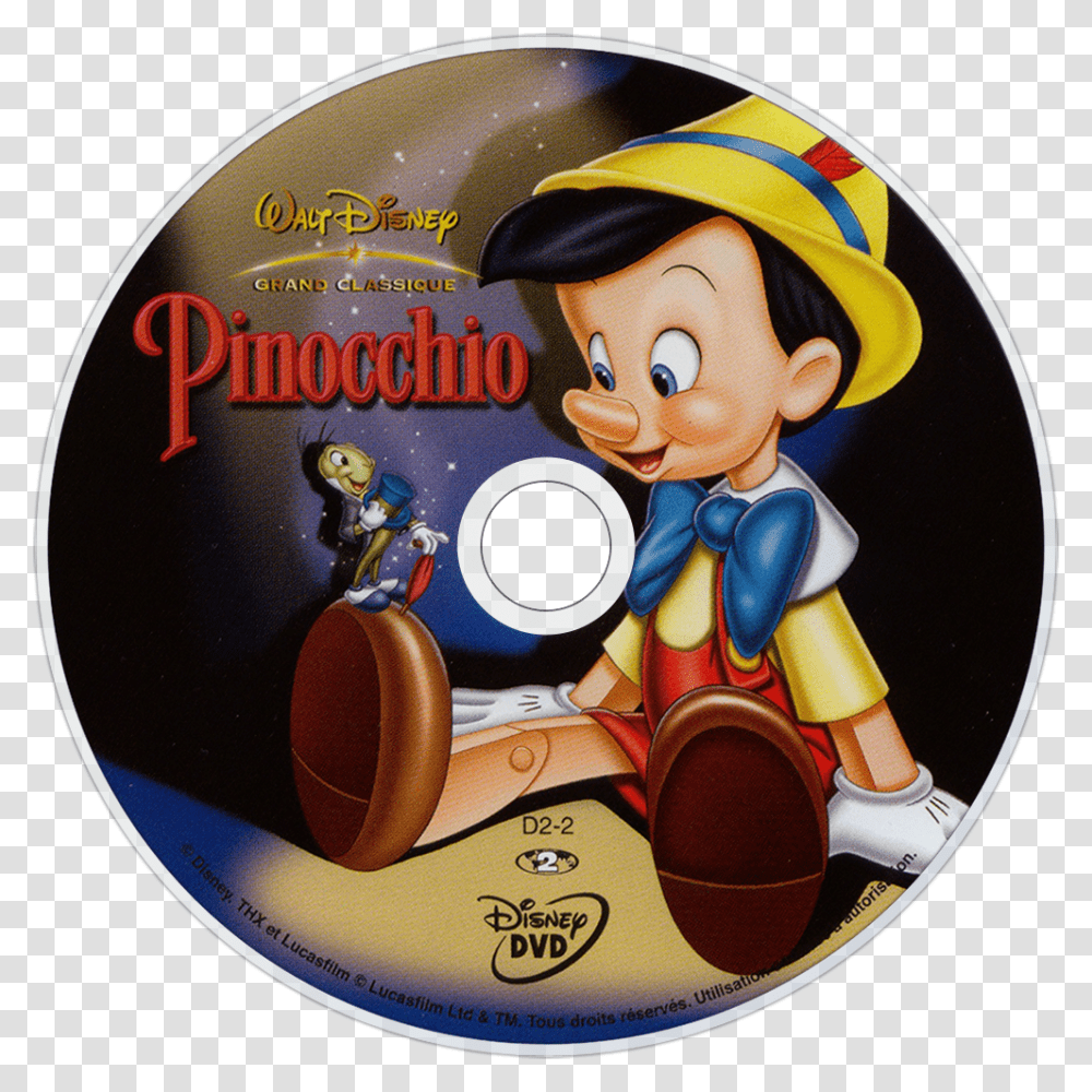 Pinocchio, Disk, Dvd, Person, Human Transparent Png