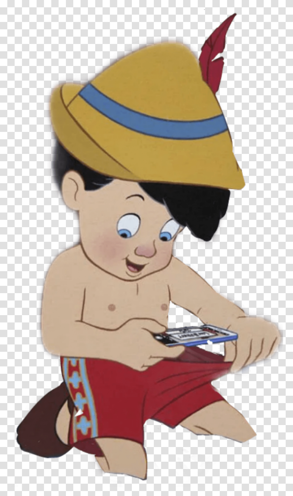 Pinocchio Disney Pixar Fairytale Book Cartoon Cartoon, Person, Hat Transparent Png