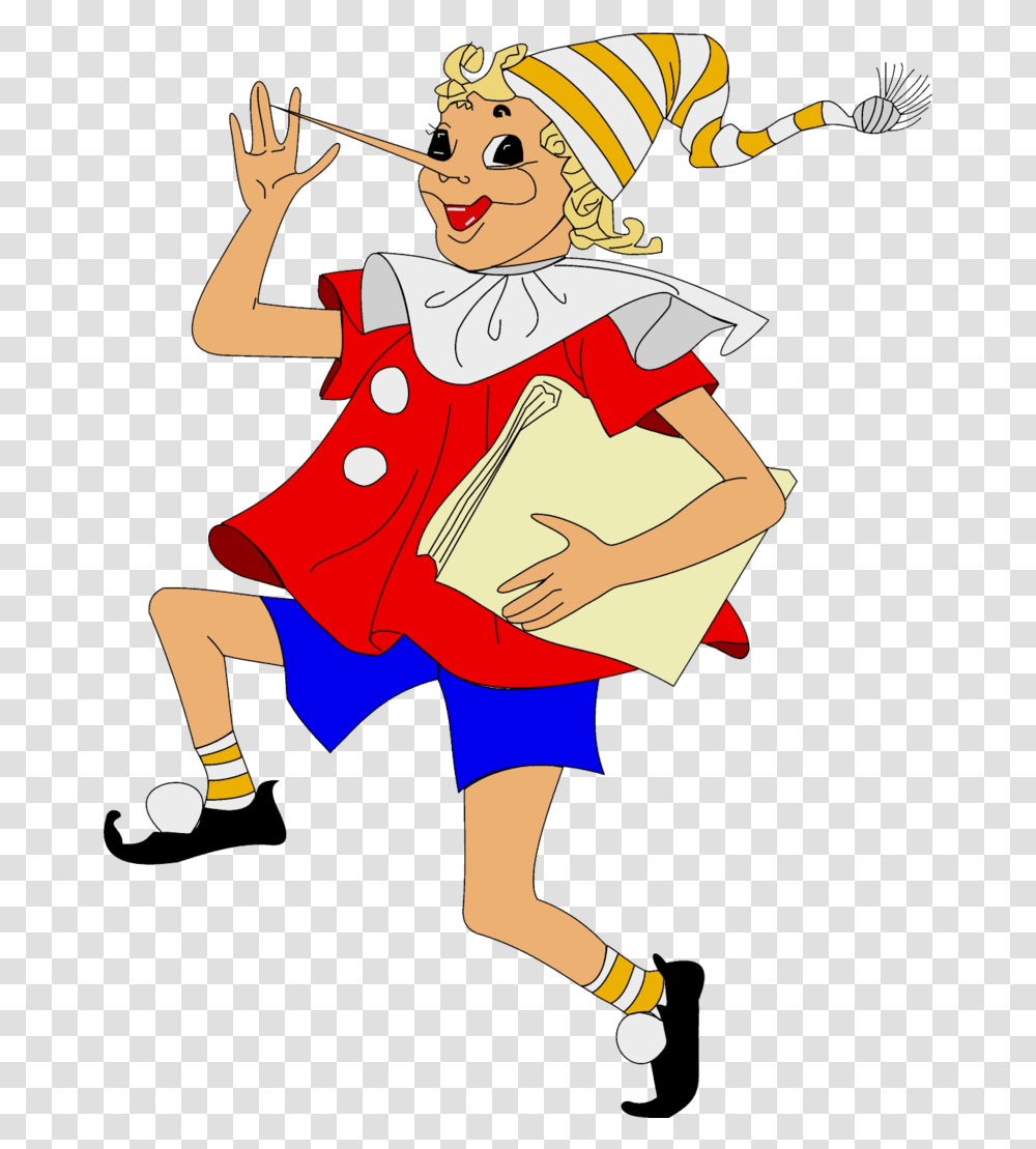 Pinocchio Download Image Buratino, Clothing, Person, Book, Comics Transparent Png