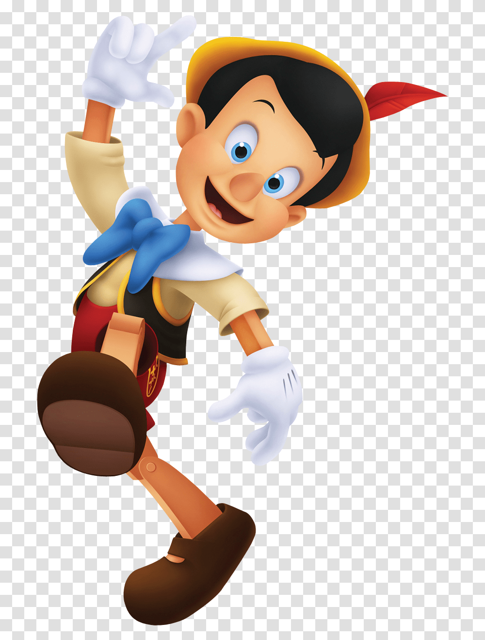 Pinocchio Kingdom Hearts Pinocchio, Toy, Figurine, Hand, Doll Transparent Png