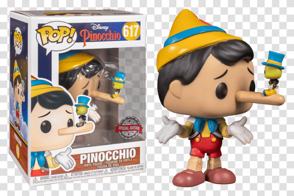 Pinocchio Pop In A Box Funko Pop, Helmet, Label Transparent Png