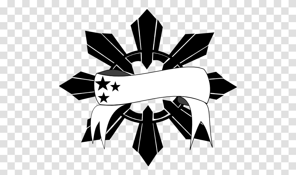 Pinoy Sun Stars Clip Art Tree Star And A Sun, Symbol, Hammer, Tool, Axe Transparent Png