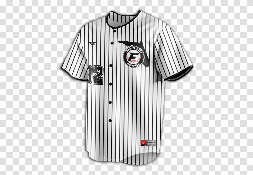 Pinstripe Baseball Jersey Fonza Sports Camiseta Do Corinthians Baseball, Clothing, Apparel, Shirt, Gate Transparent Png