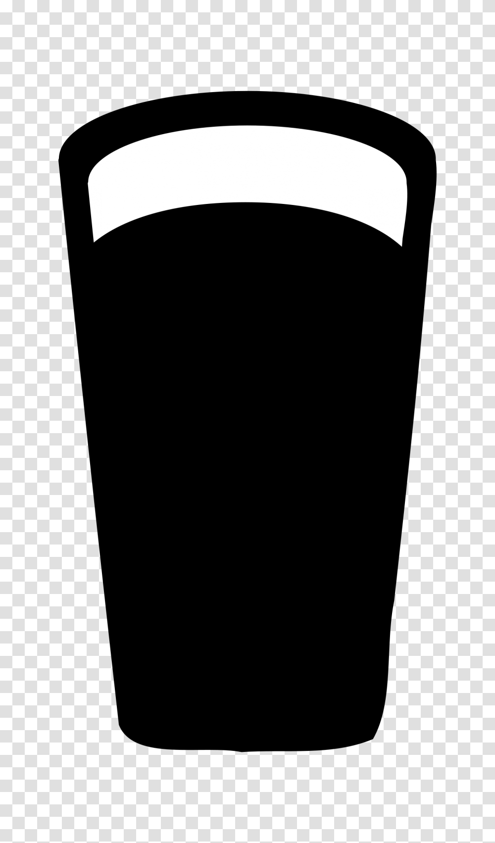 Pint Glass Silhouette, Label, Word Transparent Png