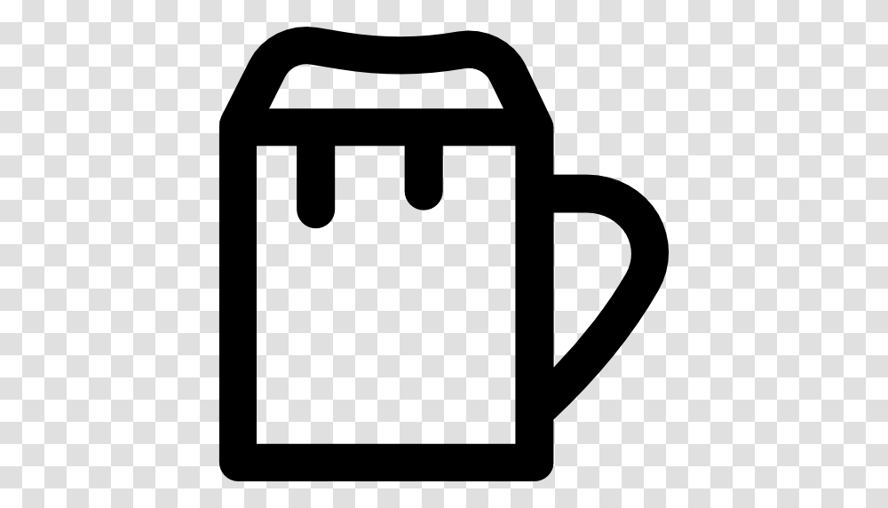 Pint Icon, Coffee Cup, Stencil Transparent Png