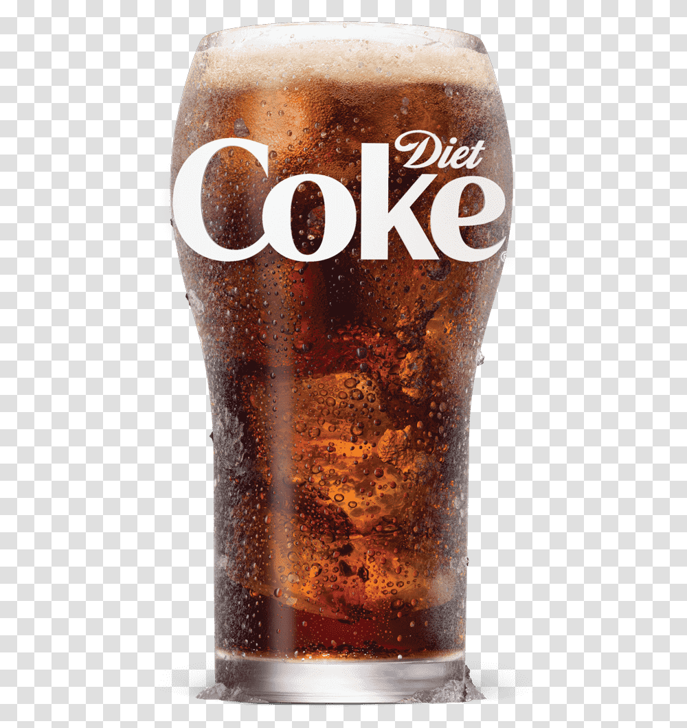 Pint Of Diet Coke In A Glass, Beverage, Drink, Beer Glass, Alcohol Transparent Png