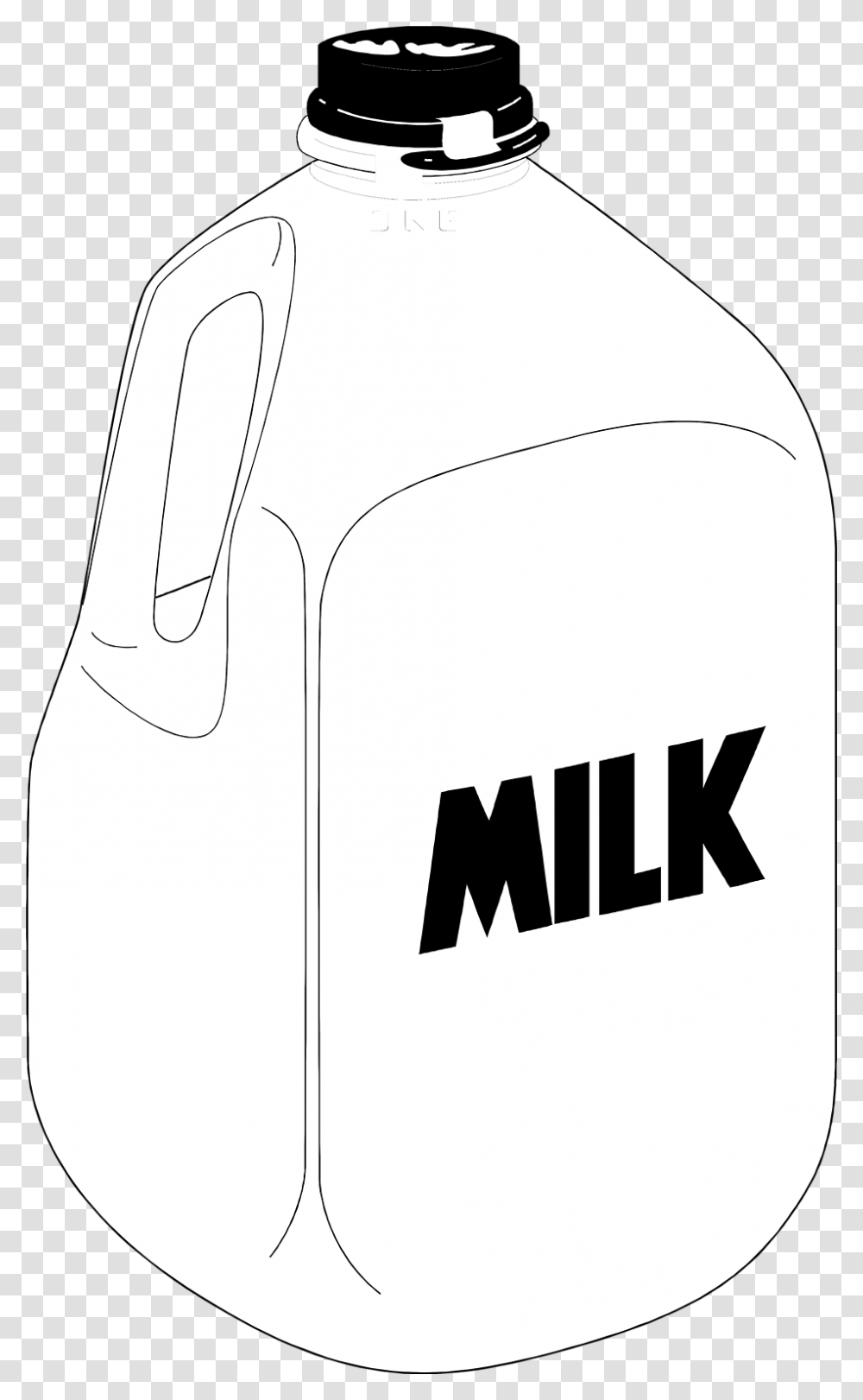 Pint Of Milk Clipart Kid Gallon Of Milk Illustration, Label, Bag, Beverage Transparent Png