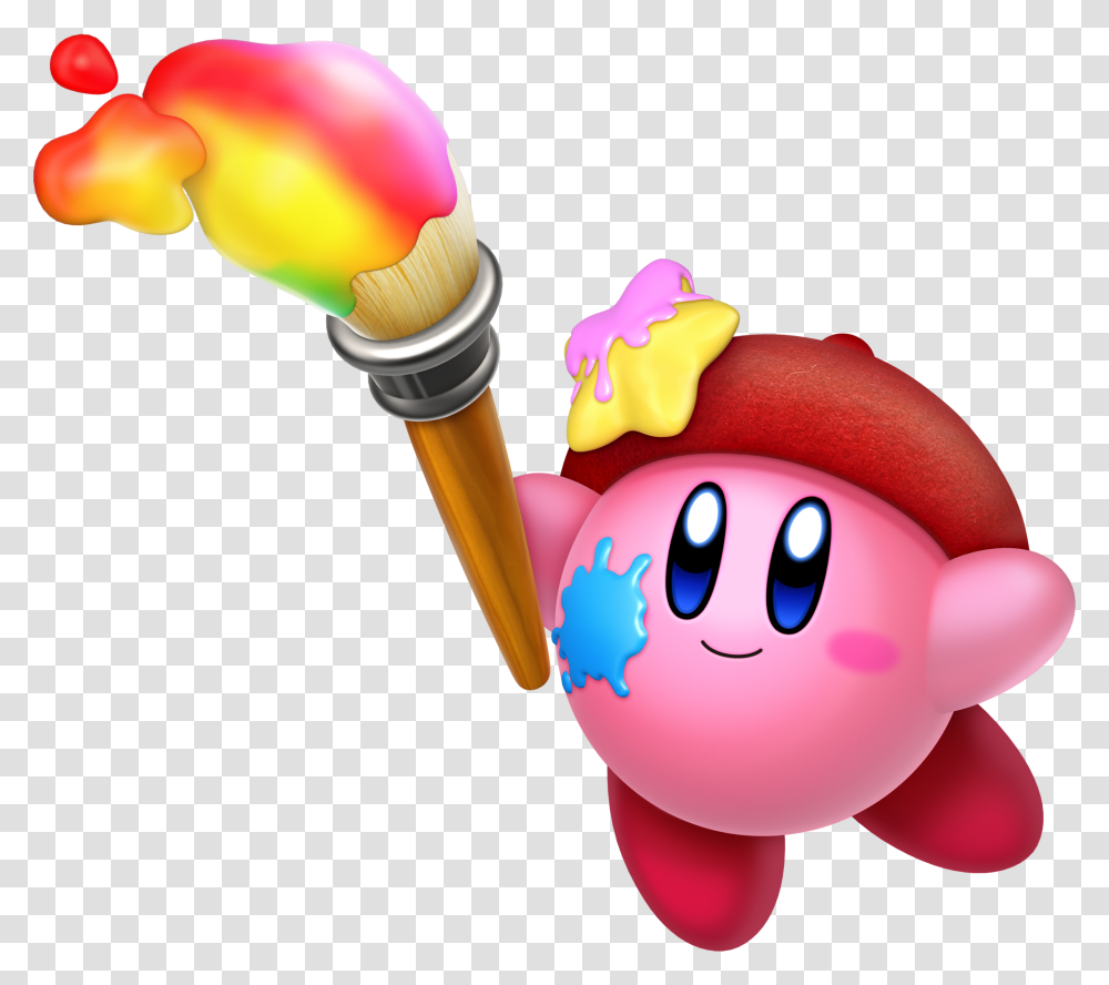 Pintor Artist Kirby Star Allies, Light, Toy Transparent Png
