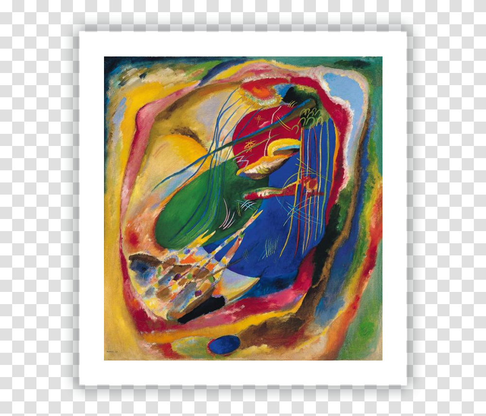 Pintura Con Tres Manchas Kandinsky, Modern Art, Painting, Canvas, Bird Transparent Png