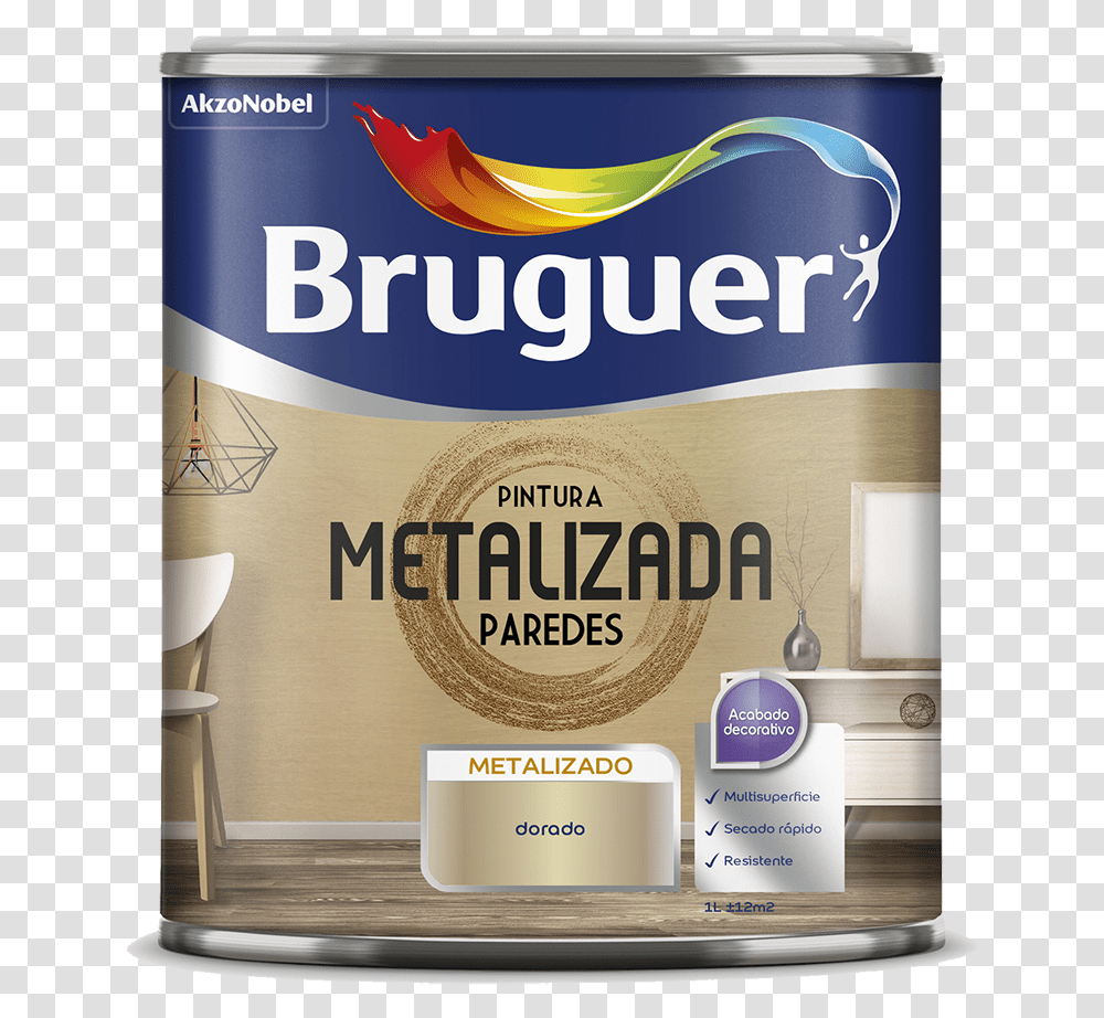 Pintura Metalizada Bruguer, Label, Advertisement, Poster Transparent Png