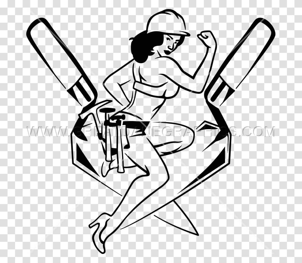 Pinup Girl Bricklayer Girls Cricket Vector, Bow, Trombone, Brass Section, Musical Instrument Transparent Png