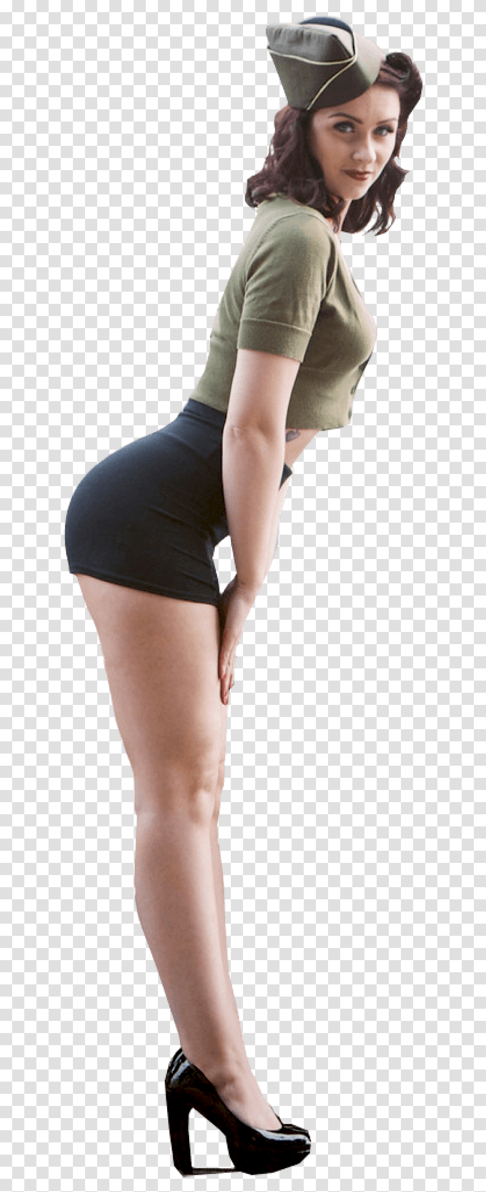 Pinup Woman Image Girl Cut Out, Apparel, Person, Human Transparent Png