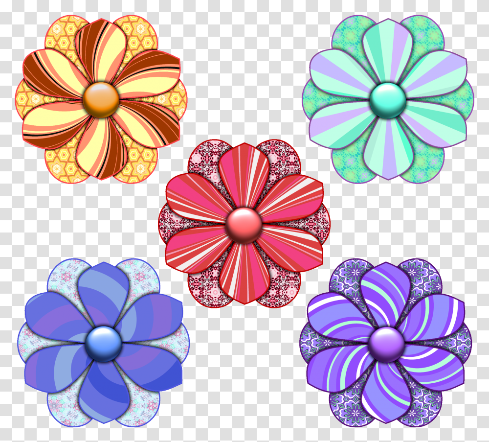 Pinwheel Clipart Flower Designs For Scrapbook, Pattern, Floral Design, Accessories Transparent Png