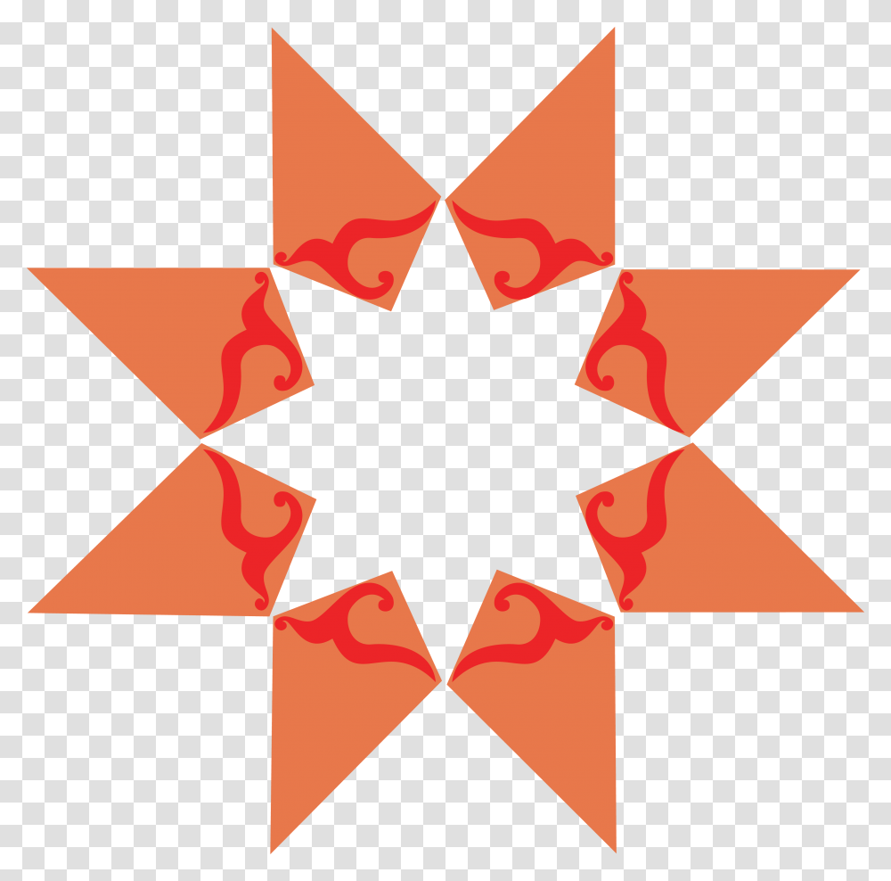 Pinwheel Star Quilt Block, Star Symbol Transparent Png