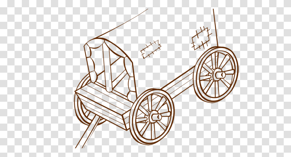 Pioneer Clipart Wood Cart, Wagon, Vehicle, Transportation, Horse Cart Transparent Png