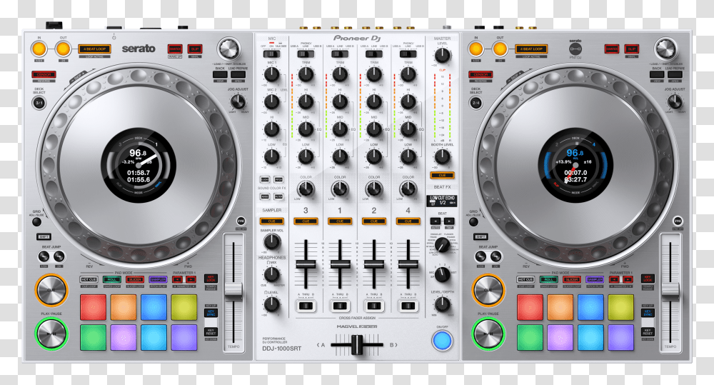 Pioneer Ddj 1000 White, Electronics, Oscilloscope, Cooktop, Indoors Transparent Png