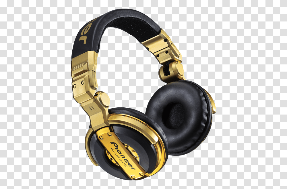 Pioneer Hdj Limited Edition Professional Dj Headphones Gold, Electronics, Wristwatch, Headset Transparent Png