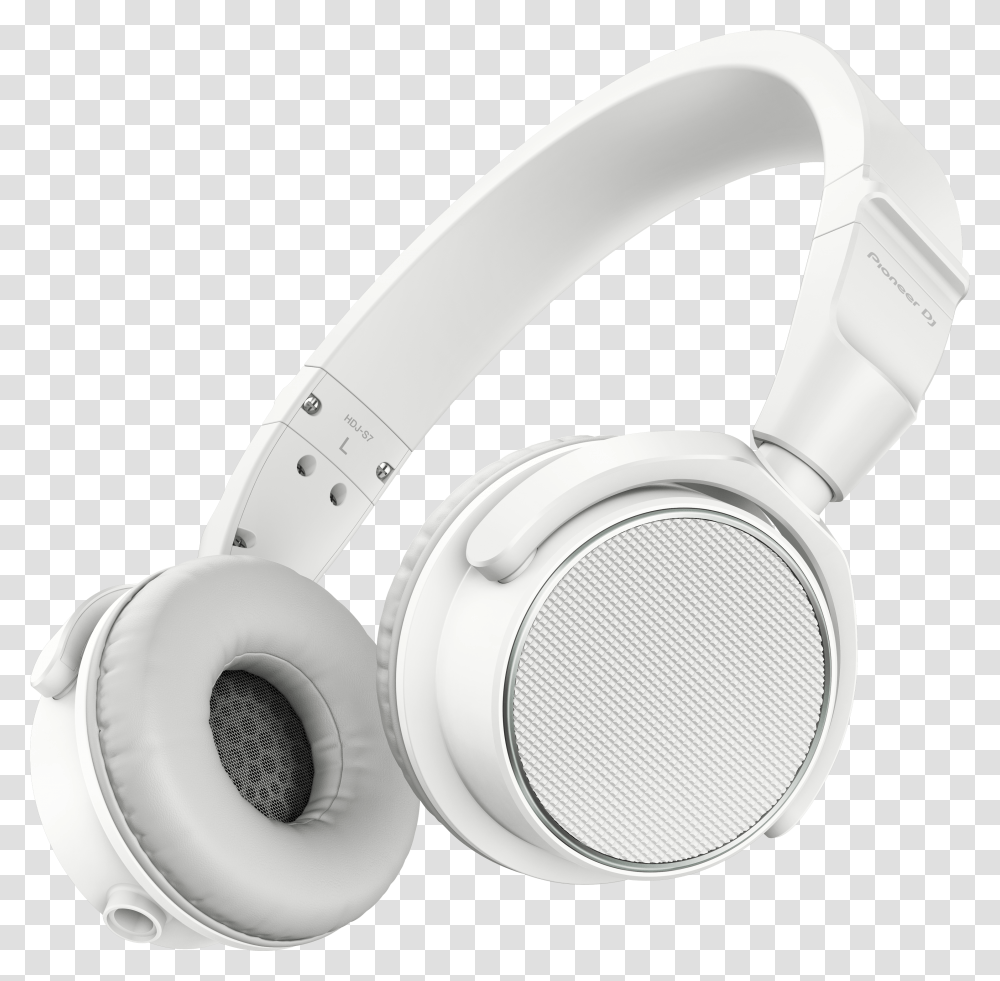 Pioneer Launches Hdj S7 Professional On Ear Dj Headphones Pioneer Hdj S7 White, Electronics, Headset, Tape, Shower Faucet Transparent Png