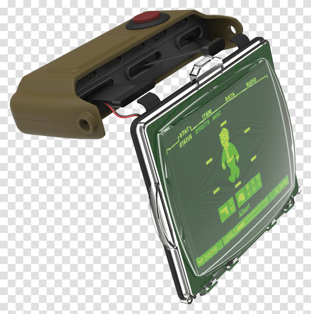 Pip Boy 2000 Upgrades, Gun, Weapon, Weaponry, Electronics Transparent Png