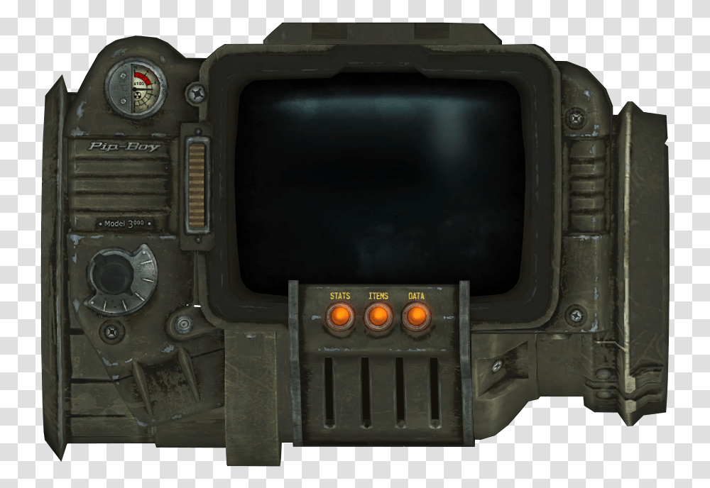 Pip Boy 3000 Fo3 Pipboy, Monitor, Screen, Electronics, Display Transparent Png