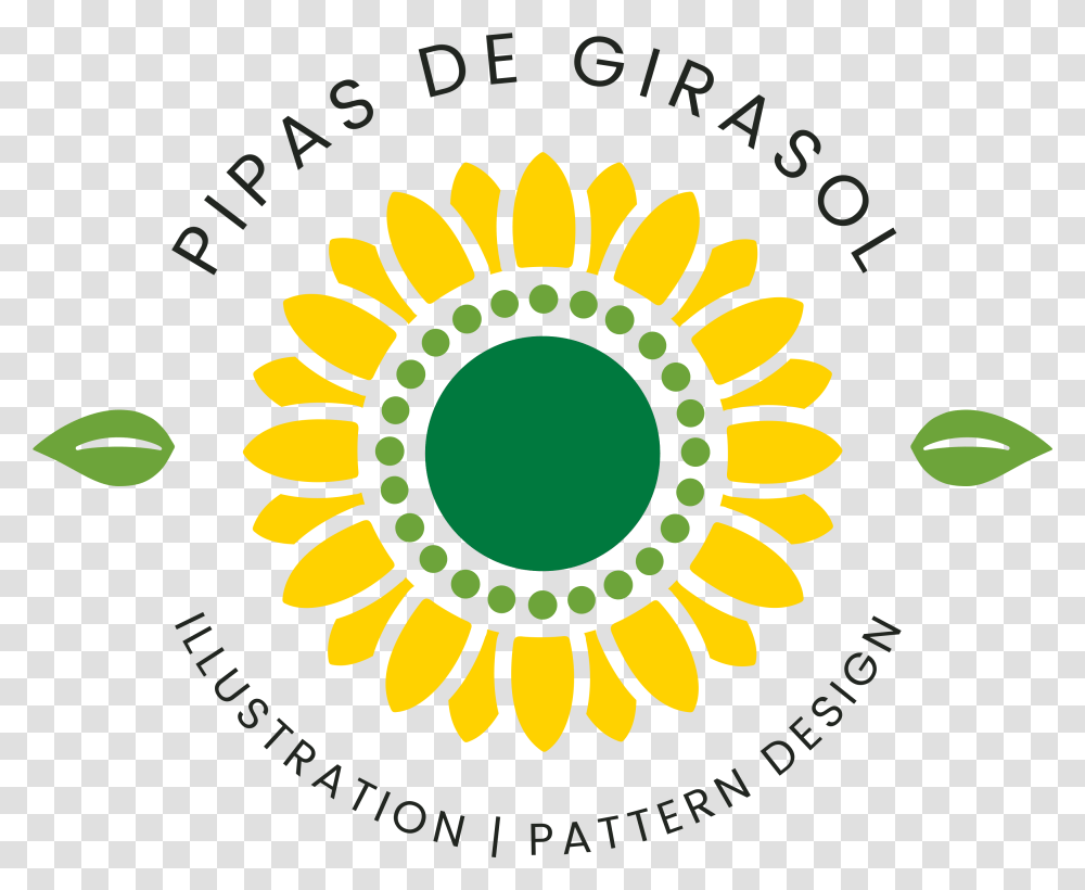 Pipas De Girasol Illustration And Pattern Design Mukesh Training Academy Kolkata, Floral Design, Logo Transparent Png
