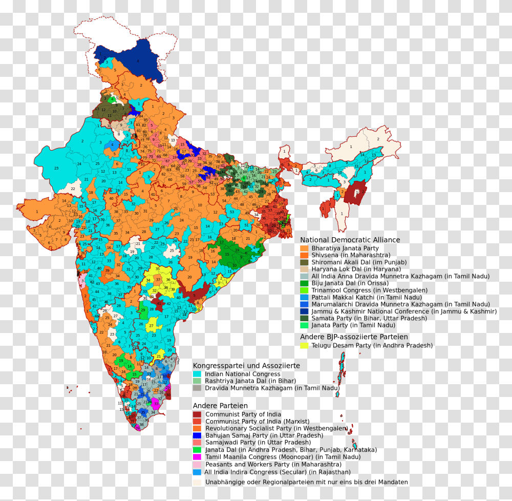 Pipavav In India Map Download India Election Results 2009, Plot, Diagram, Atlas Transparent Png