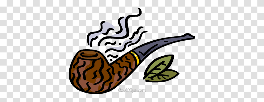 Pipe And Tobacco Royalty Free Vector Clip Art Illustration, Leisure Activities, Animal, Plant Transparent Png