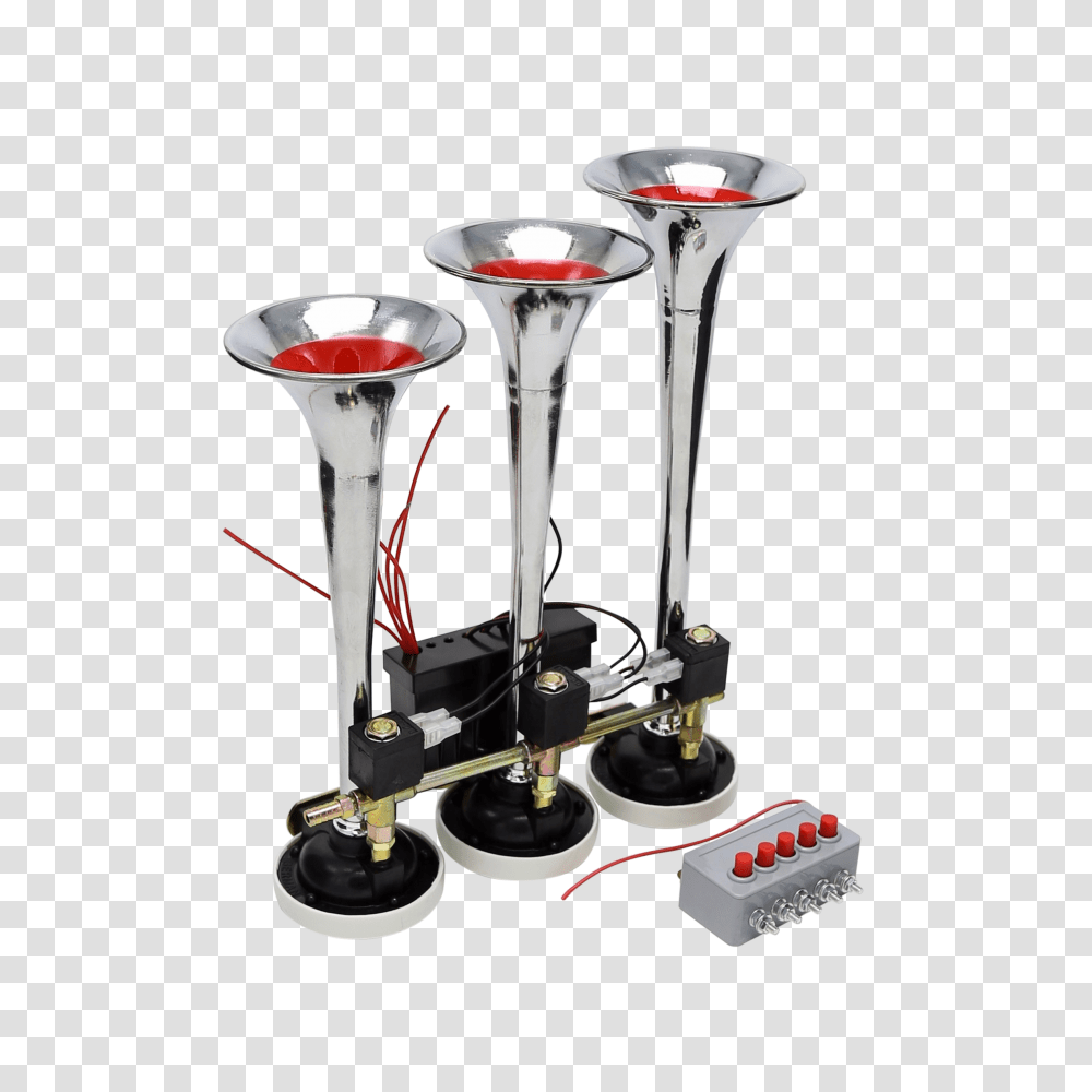 Pipe Electric Musical Air Horn Multi Machine, Brass Section, Musical Instrument, Lamp, Glass Transparent Png