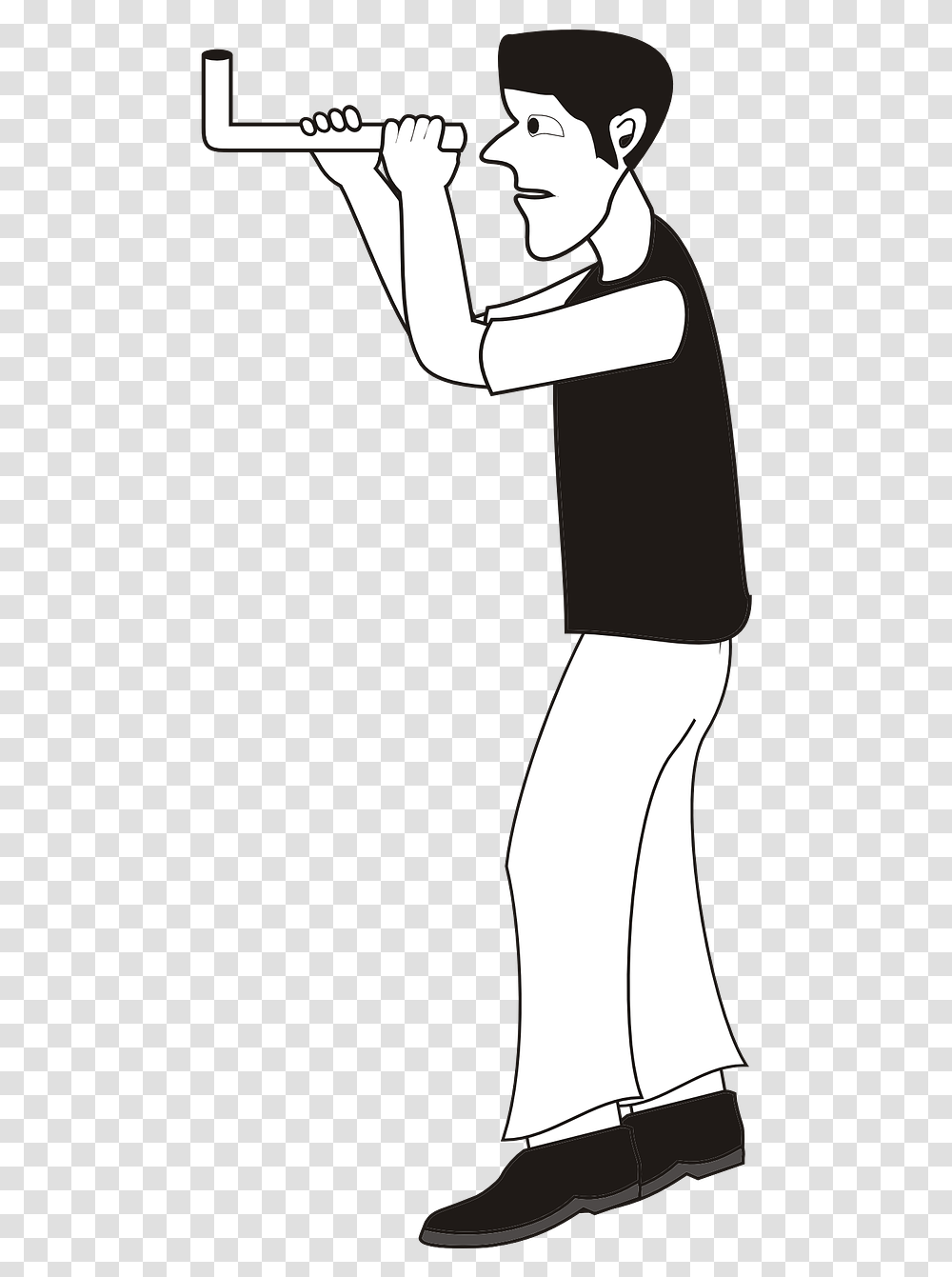 Pipe, Person, Waiter, Face Transparent Png