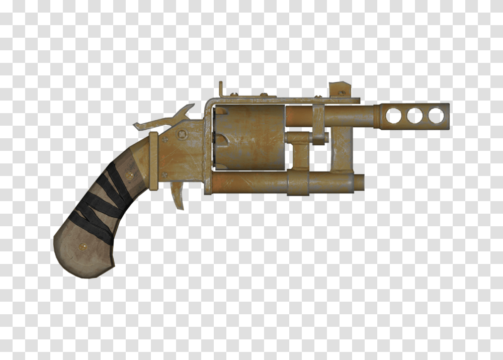 Pipe Revolver Pistol, Gun, Weapon, Weaponry, Cannon Transparent Png