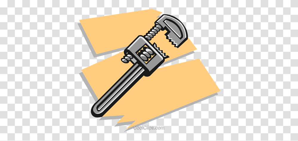 Pipe Wrench Royalty Free Vector Clip Art Illustration, Tool Transparent Png