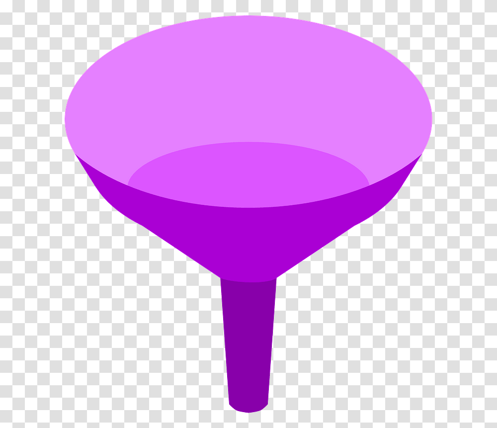 Pipeline Funnel Icon Purple Funnel, Balloon, Lamp, Hot Air Balloon, Aircraft Transparent Png