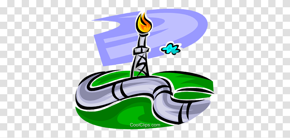 Pipelines Royalty Free Vector Clip Art Illustration, Torch, Light Transparent Png