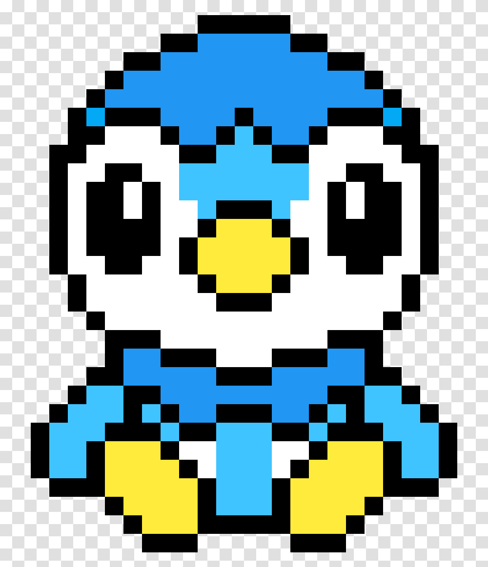 Piplup Pixel Art, Pac Man, Rug Transparent Png