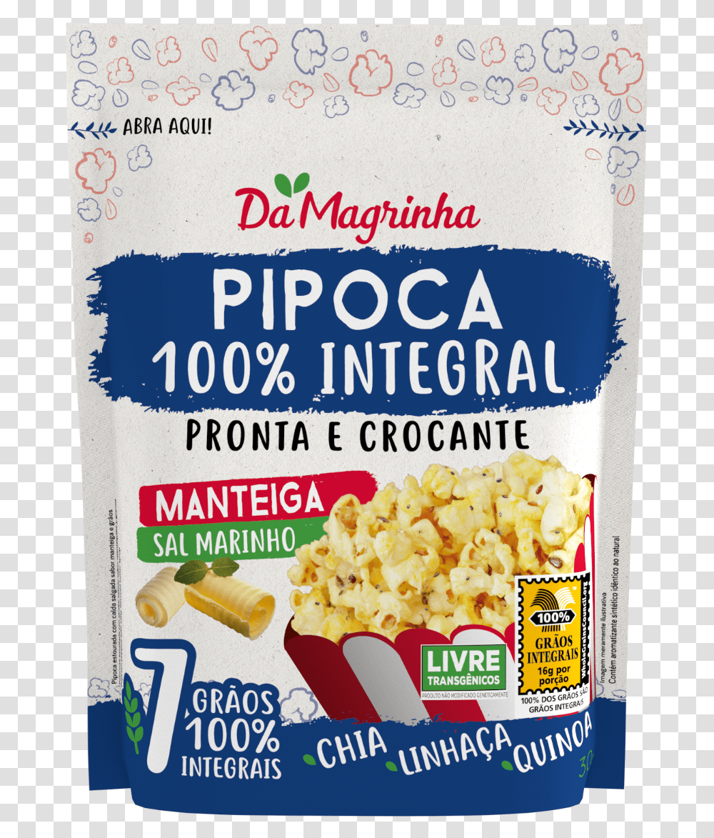 Pipoca Coco E Caramelo, Food, Popcorn, Poster, Advertisement Transparent Png