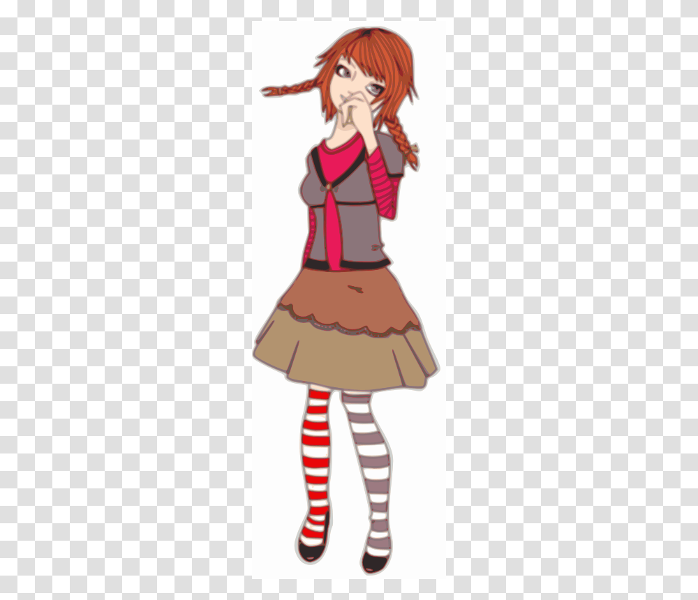 Pippi Longstock II, Person, Dress, Costume Transparent Png