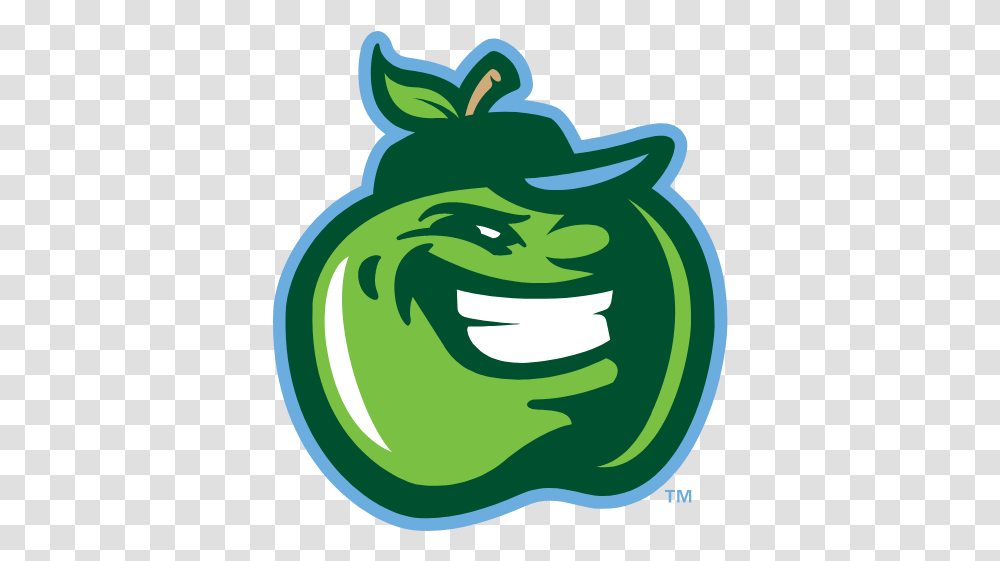 Pippins Baseball Yakima Valley Pippins Logo, Green, Plant, Painting, Text Transparent Png