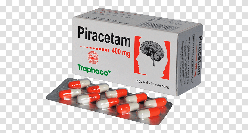 Piracetam, Box, Medication, Pill Transparent Png