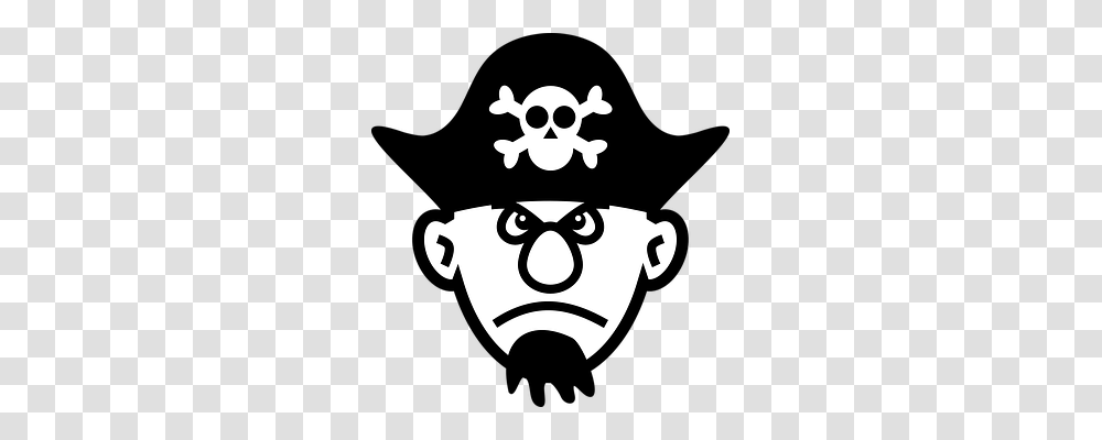 Pirate Person, Stencil, Poster Transparent Png