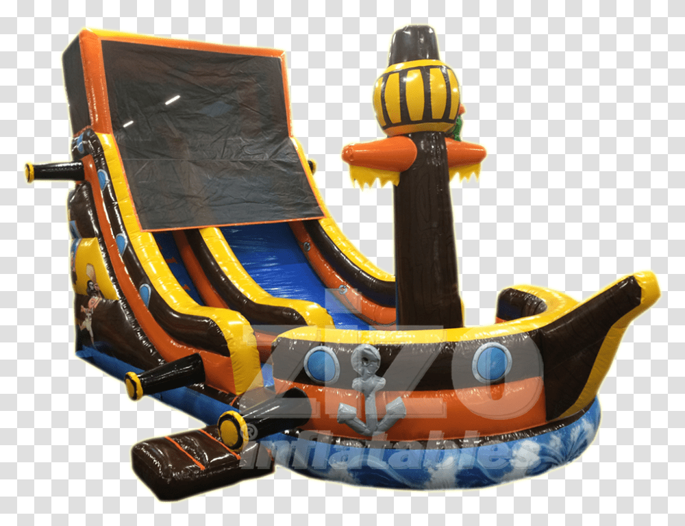 Pirate Boat Slide, Inflatable, Indoor Play Area Transparent Png