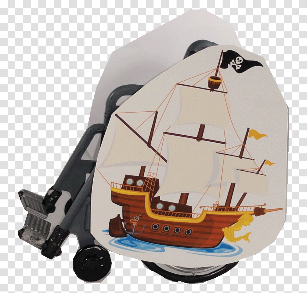 Pirate Boat, Drawing, Doodle Transparent Png