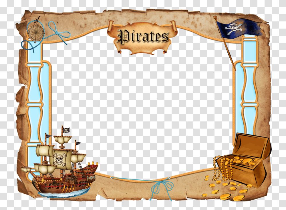 Pirate Border, Interior Design, Indoors, Vehicle, Transportation Transparent Png