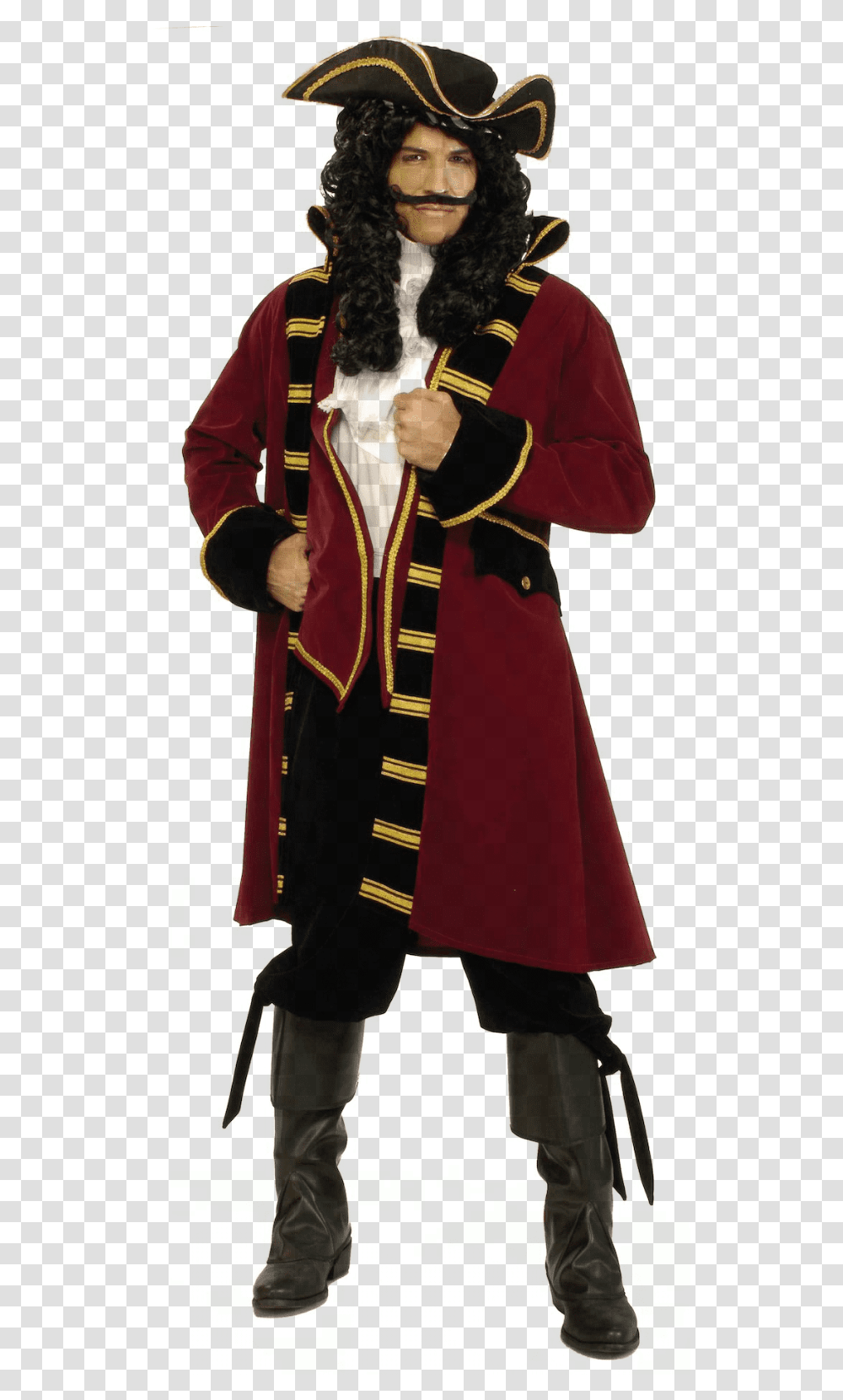 Pirate Captain Costume, Person, Military Uniform, Officer Transparent Png