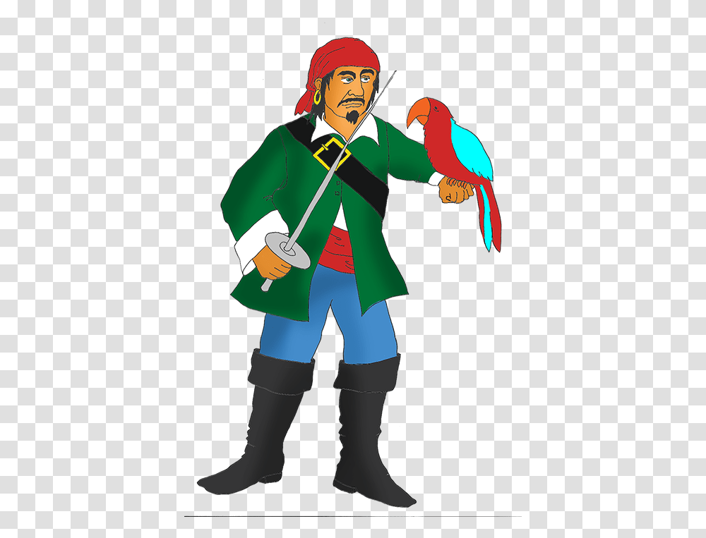 Pirate Clip Art Cartoon, Person, Human, Bird, Animal Transparent Png