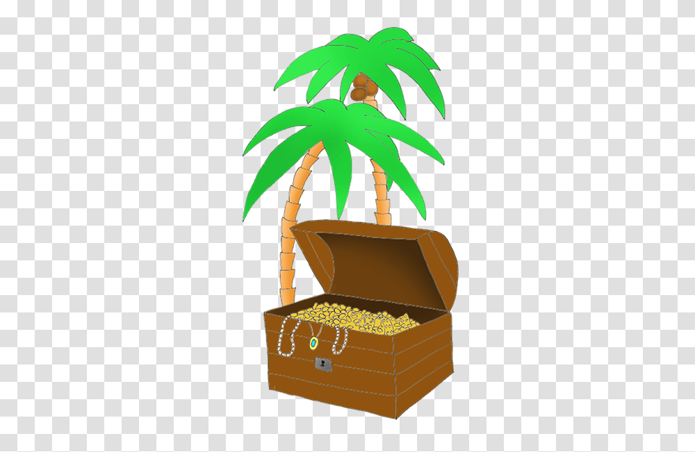 Pirate Clip Art, Treasure, Box, Plant Transparent Png