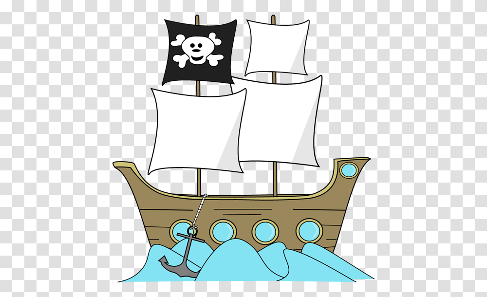 Pirate Clip Art, Vehicle, Transportation, Cushion, Ship Transparent Png